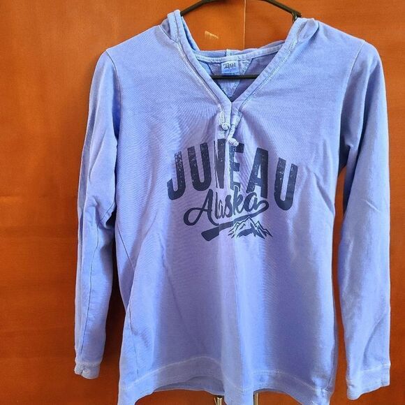 Women's "Juneau Alaska" hooded top - Picture 4 of 8